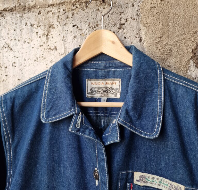 Vintage denim jacket by Krizia - immagine 7