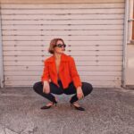 Giacca Orange by Moschino Couture