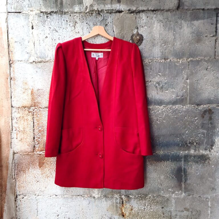 Cappottino rosso vintage by Valentino - immagine 9