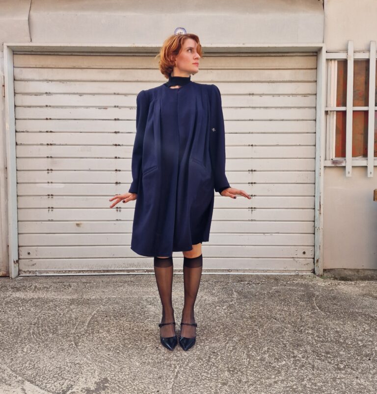 Valentino blu vintage coat - immagine 7
