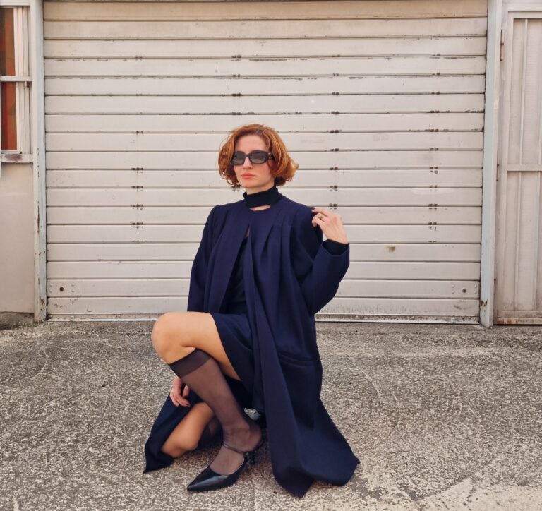 Valentino blu vintage coat