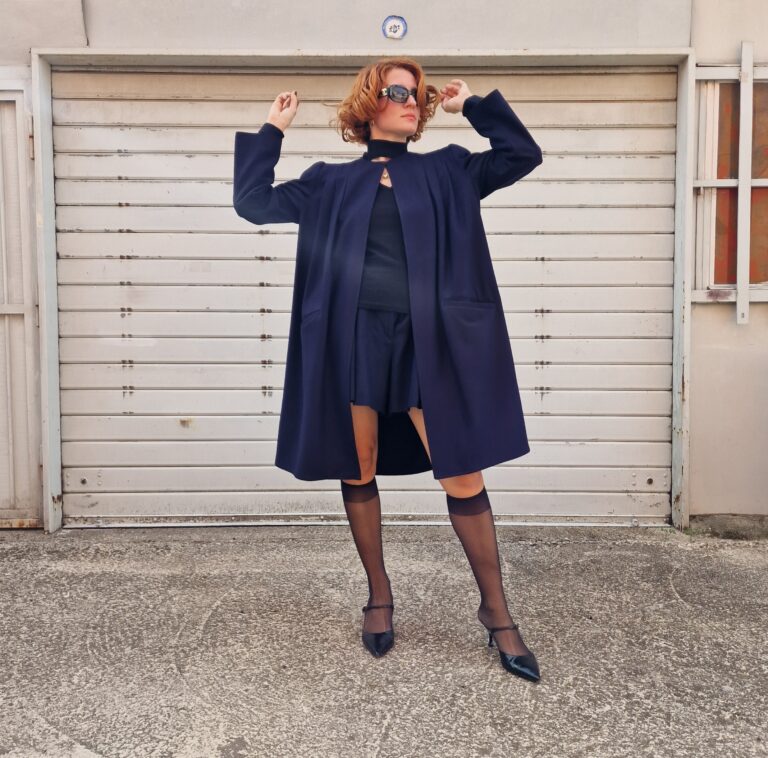 Valentino blu vintage coat - immagine 3