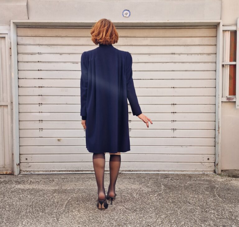 Valentino blu vintage coat - immagine 5