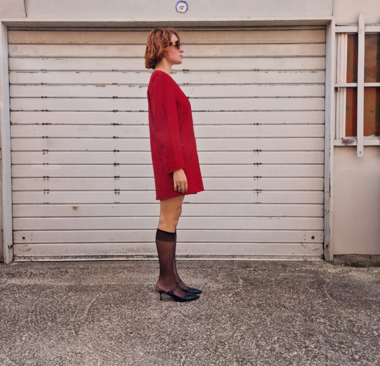 Cappottino rosso vintage by Valentino - immagine 3