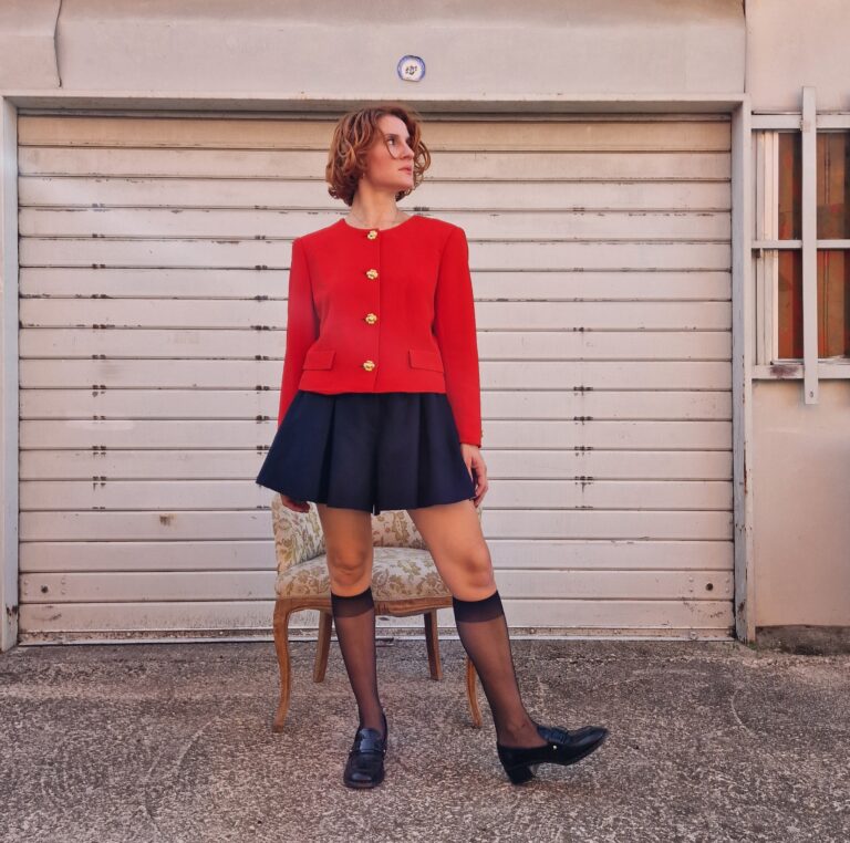 Giacca rossa vintage by Valentino - immagine 14