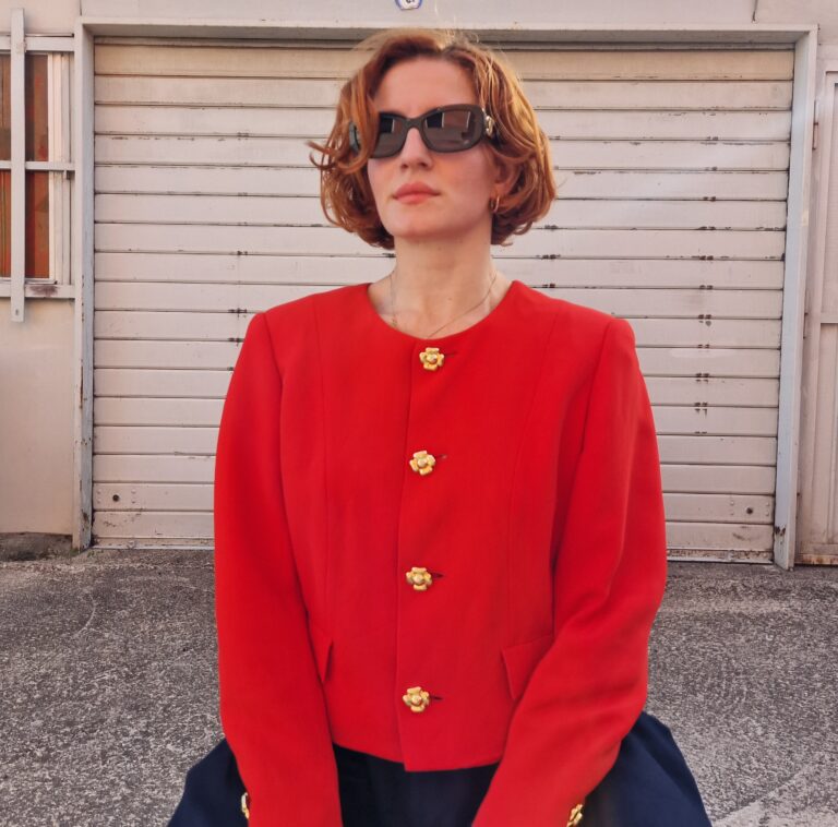 Giacca rossa vintage by Valentino - immagine 13