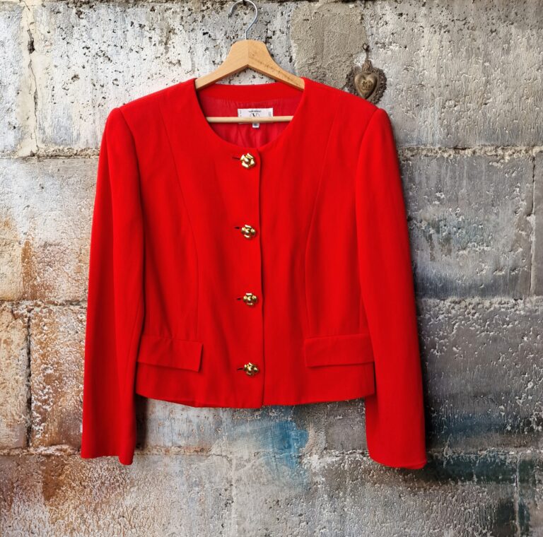 Giacca rossa vintage by Valentino - immagine 6