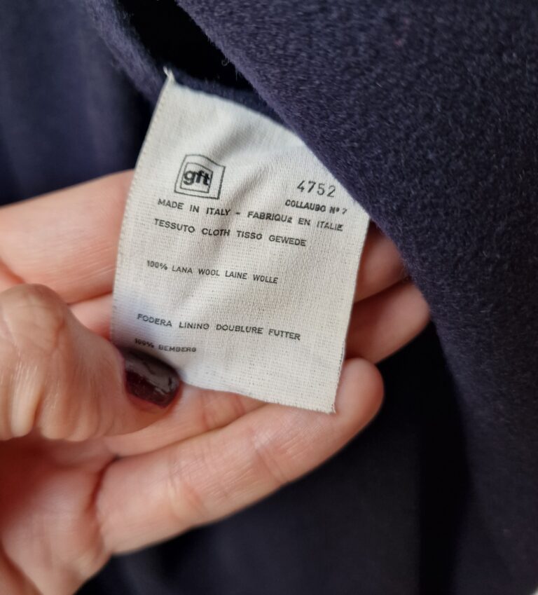 Valentino blu vintage coat - immagine 10