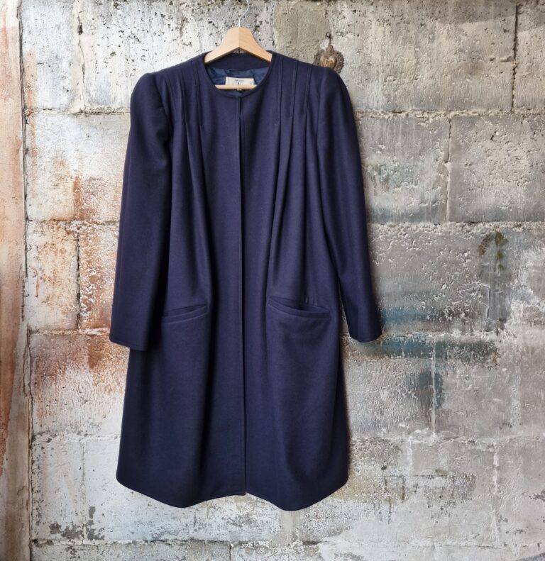 Valentino blu vintage coat - immagine 8