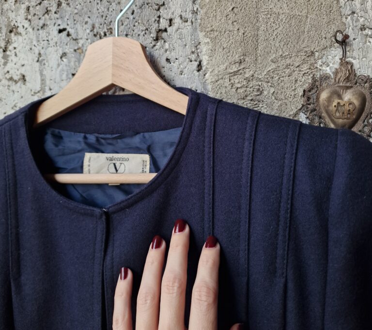 Valentino blu vintage coat - immagine 9