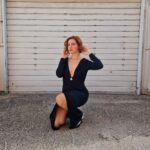 Abito lungo nero Ritmo by La Perla
