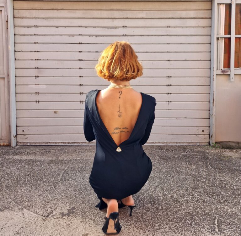 Abito lungo nero Ritmo by La Perla - immagine 5