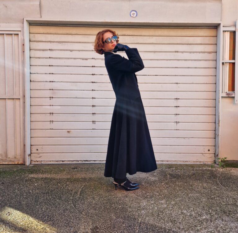 Perfect black coat by Moschino - immagine 6