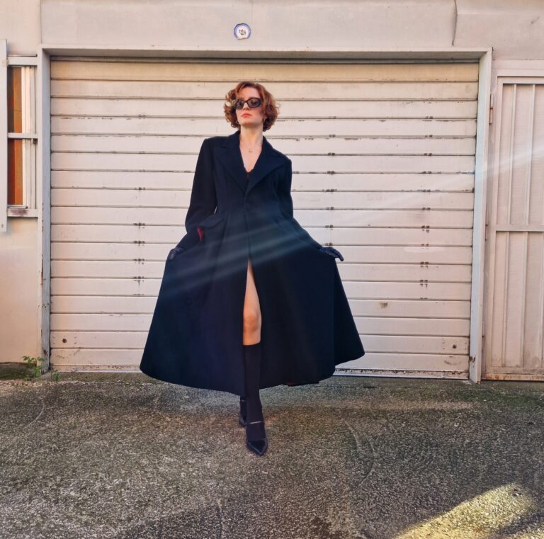 Perfect black coat by Moschino - immagine 2