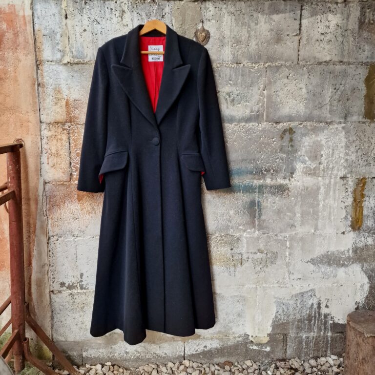 Perfect black coat by Moschino - immagine 10