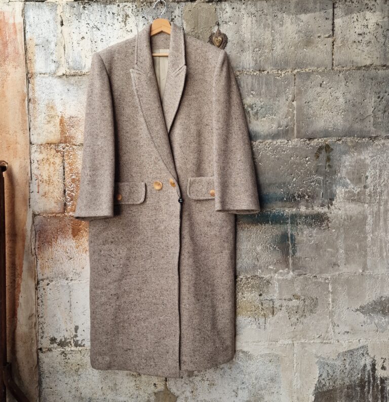 Cappotto vintage ma nuovo in Pura lana spigata - immagine 13