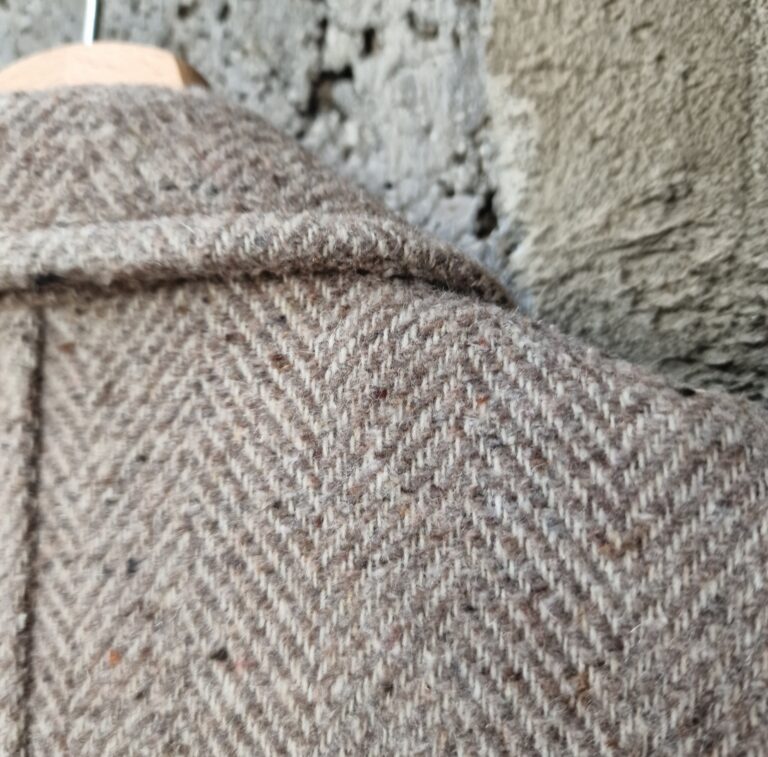 Cappotto vintage ma nuovo in Pura lana spigata - immagine 8