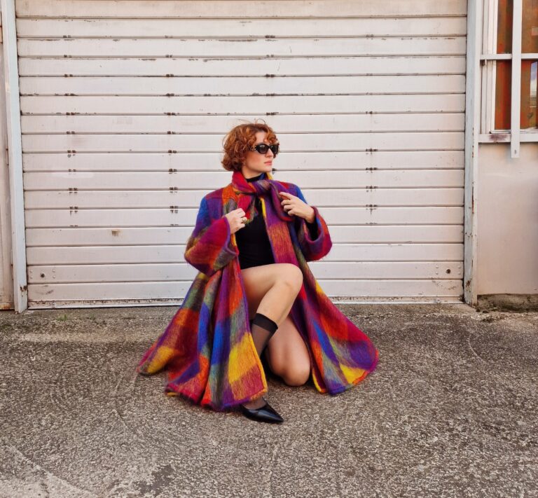 "Valentino Boutique" very rare vintage cape coat - immagine 22