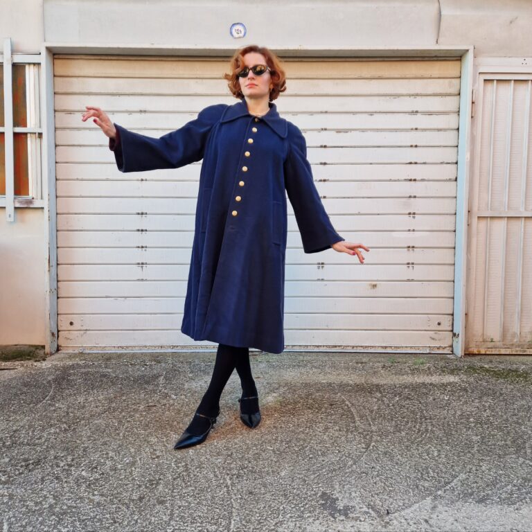 Luisa Spagnoli vintage blu coat