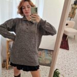 Men's sweater maglione polo lana