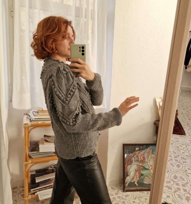 Cardigan tirolese handmade lana - immagine 6