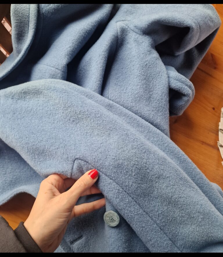Cappotto lungo carta da zucchero imperfetto - immagine 12