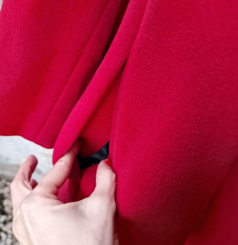 Moschino vintage Red coat Lana & Cashmere - immagine 13