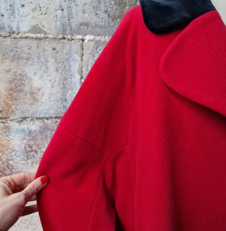 Moschino vintage Red coat Lana & Cashmere - immagine 10