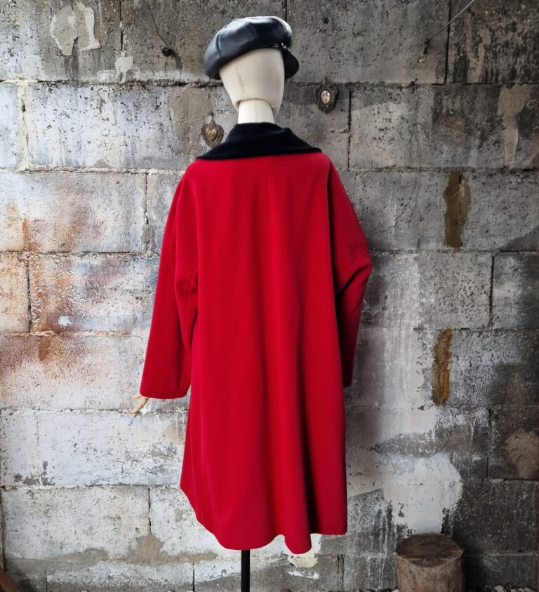 Moschino vintage Red coat Lana & Cashmere - immagine 7