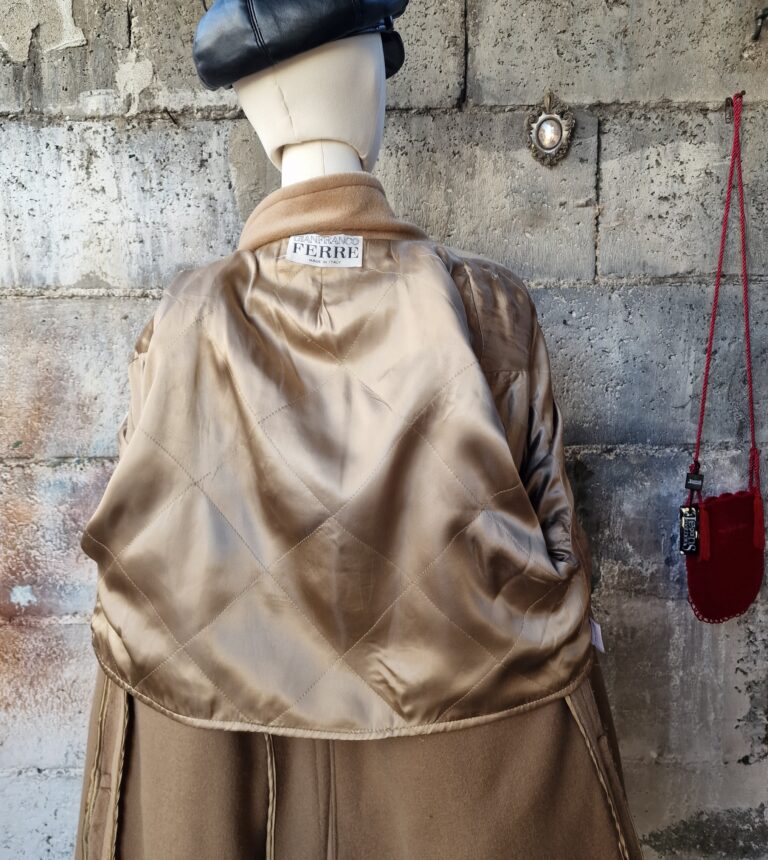 Cappotto vintage Gianfranco Ferré cashmere & lana - immagine 13