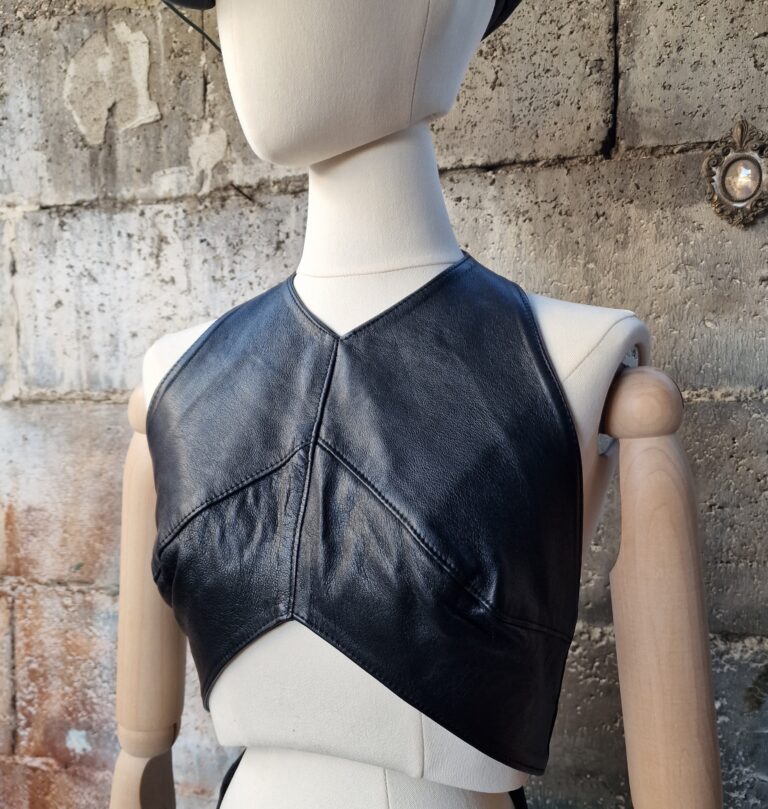 Abito vintage vera pelle - immagine 8