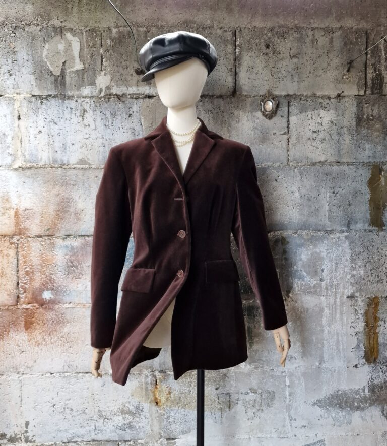 Giacca in vero velluto chocolate by Sisley - immagine 7