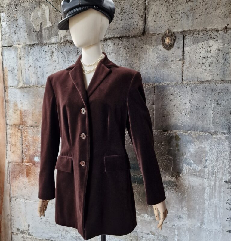 Giacca in vero velluto chocolate by Sisley - immagine 6