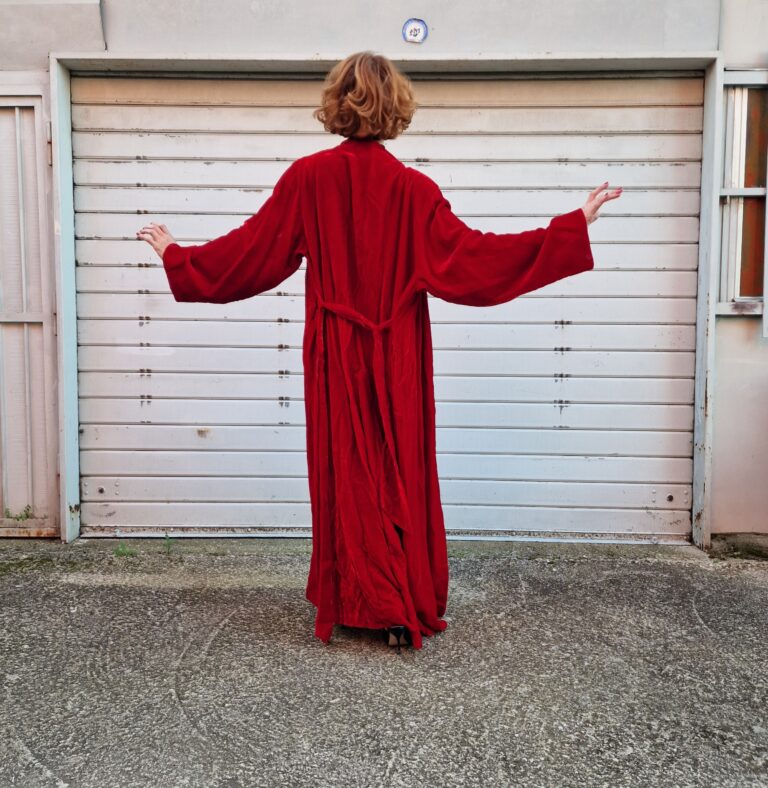 La Perla vestaglia in velluto rosso - immagine 7