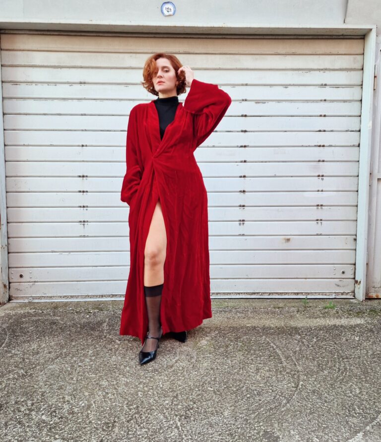 La Perla vestaglia in velluto rosso - immagine 4