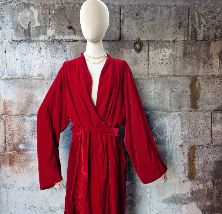La Perla vestaglia in velluto rosso - immagine 10