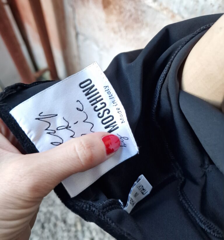 Moschino vintage dress velluto e pizzo - immagine 16