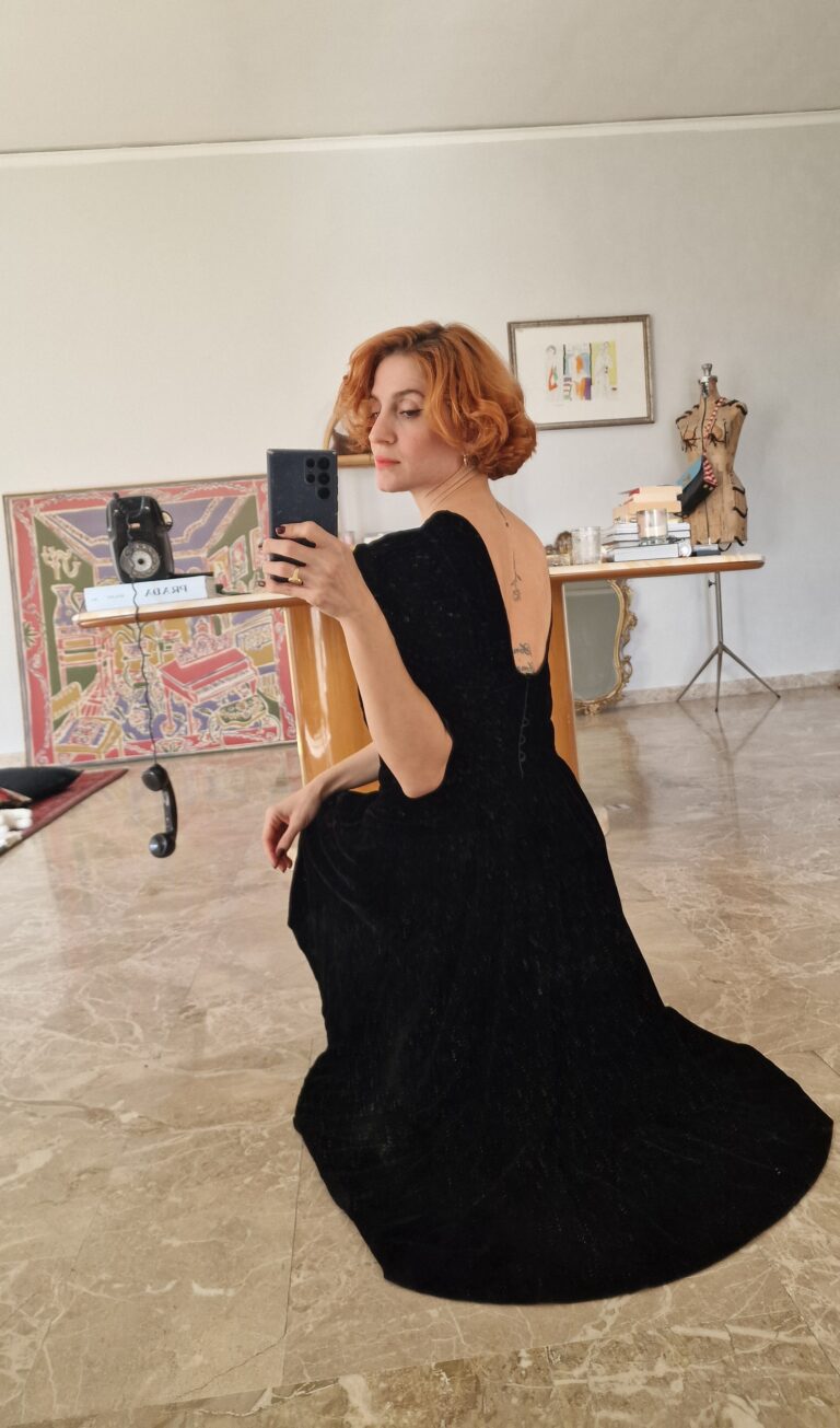 Abito vintage d'archivio by Lancetti Alta Moda - immagine 6