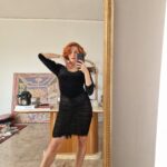 Moschino vintage dress velluto e pizzo