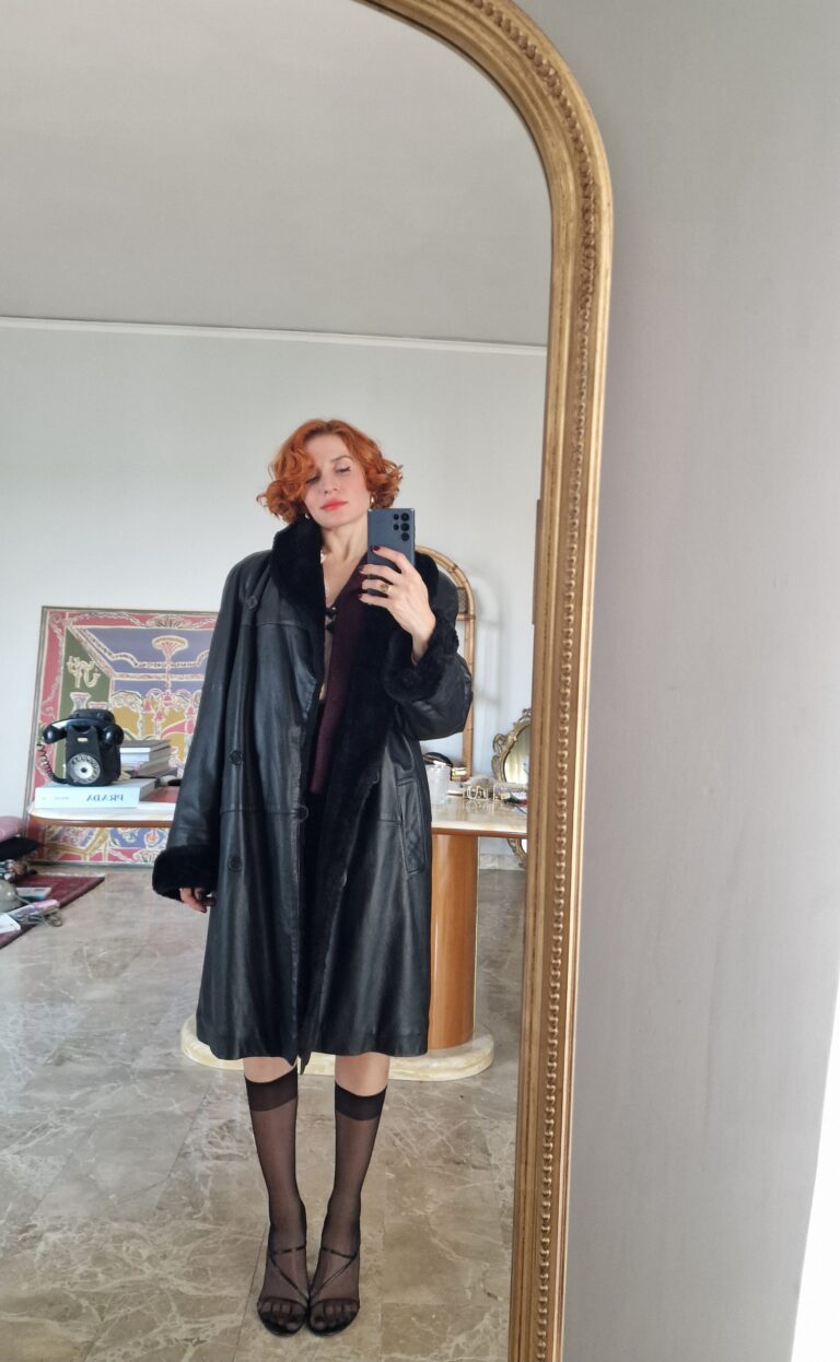 Cappotto pelle ed ecopelliccia by Marina Rinaldi - immagine 5