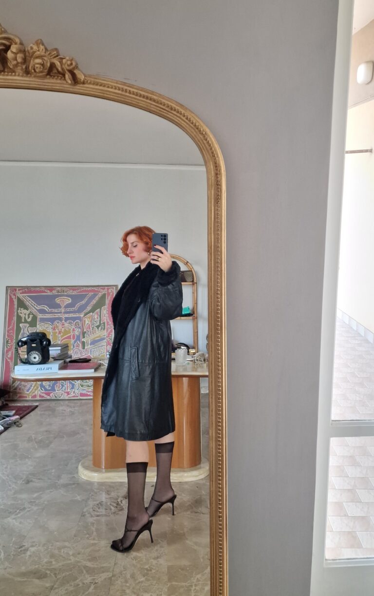 Cappotto pelle ed ecopelliccia by Marina Rinaldi - immagine 7