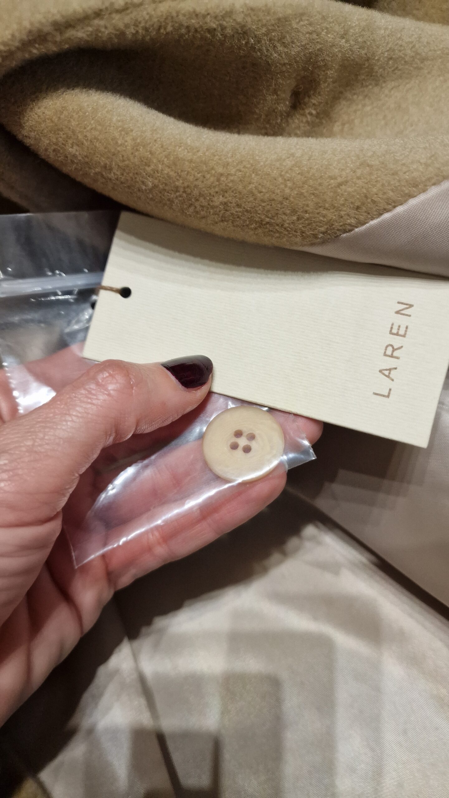 Cappotto vintage ma nuovo Pura Lana cammello - immagine 9