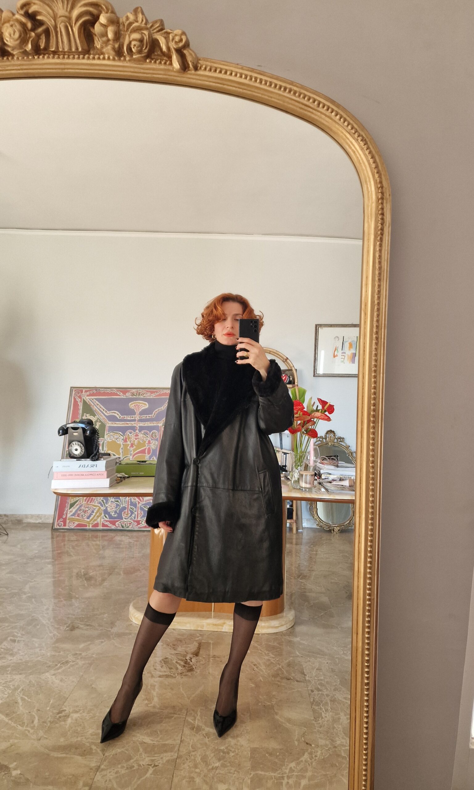 Cappotto pelle ed ecopelliccia by Marina Rinaldi - immagine 2