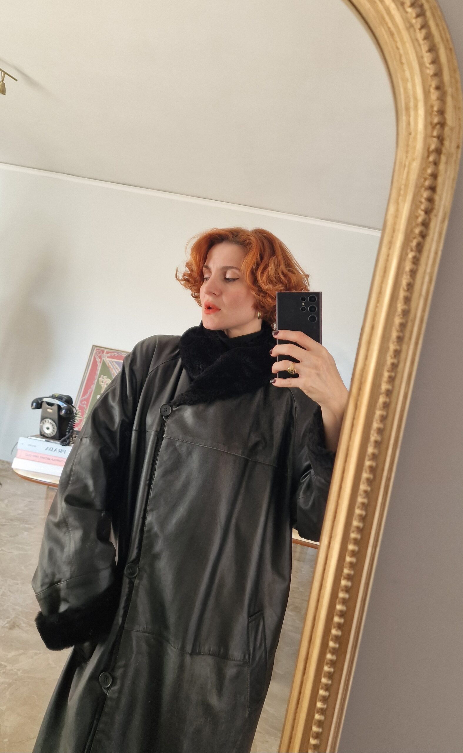 Cappotto pelle ed ecopelliccia by Marina Rinaldi - immagine 4