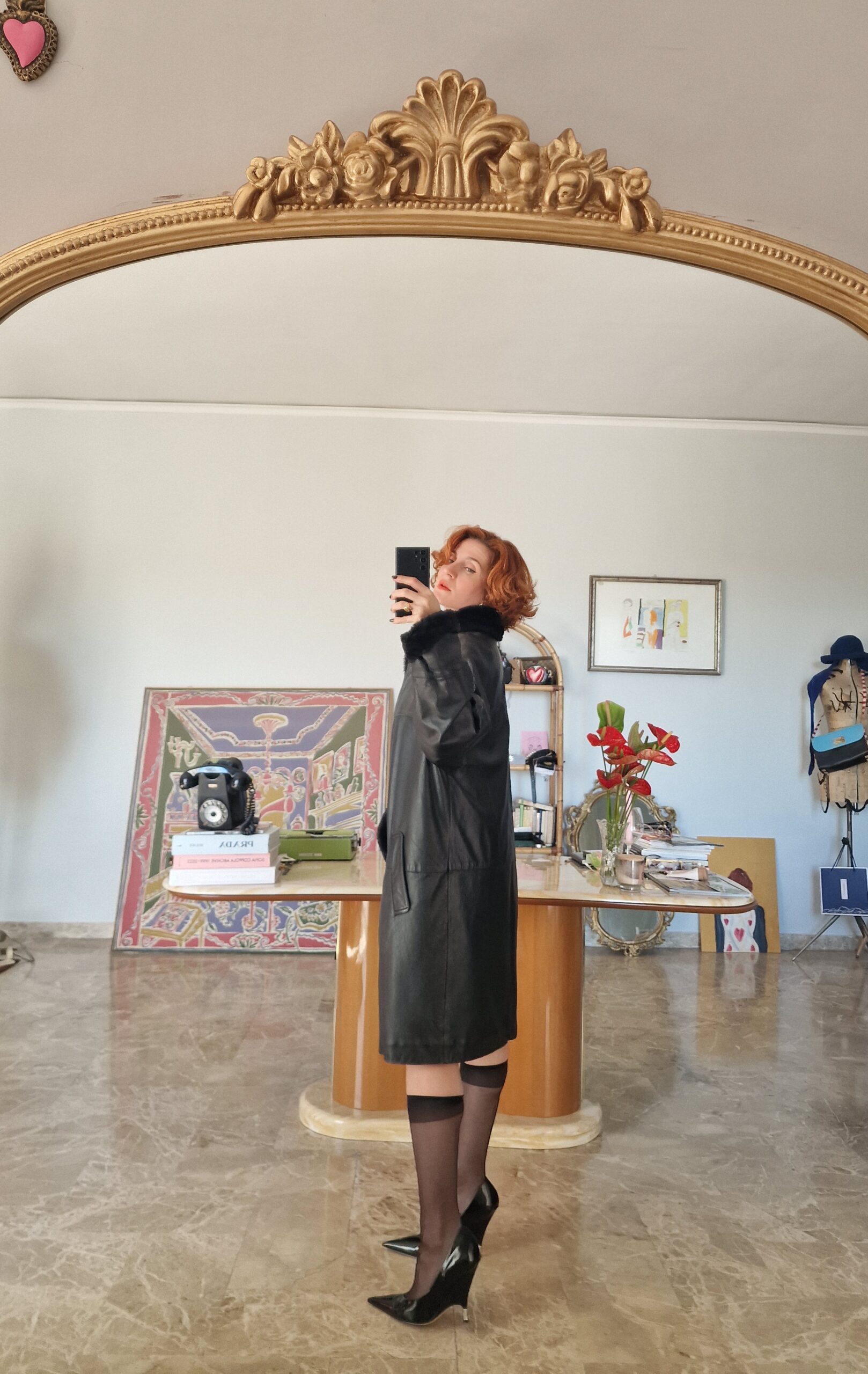 Cappotto pelle ed ecopelliccia by Marina Rinaldi - immagine 8