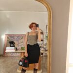 Abito con corsetto vintage by Moschino Couture