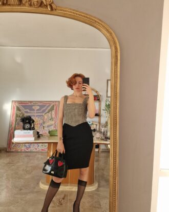 Abito con corsetto vintage by Moschino Couture