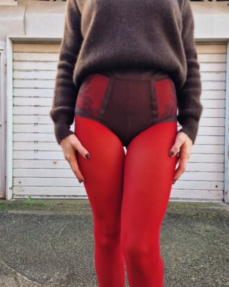 La Perla culotte chocolate e ricami