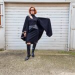 Mantella vintage sartoriale black&white
