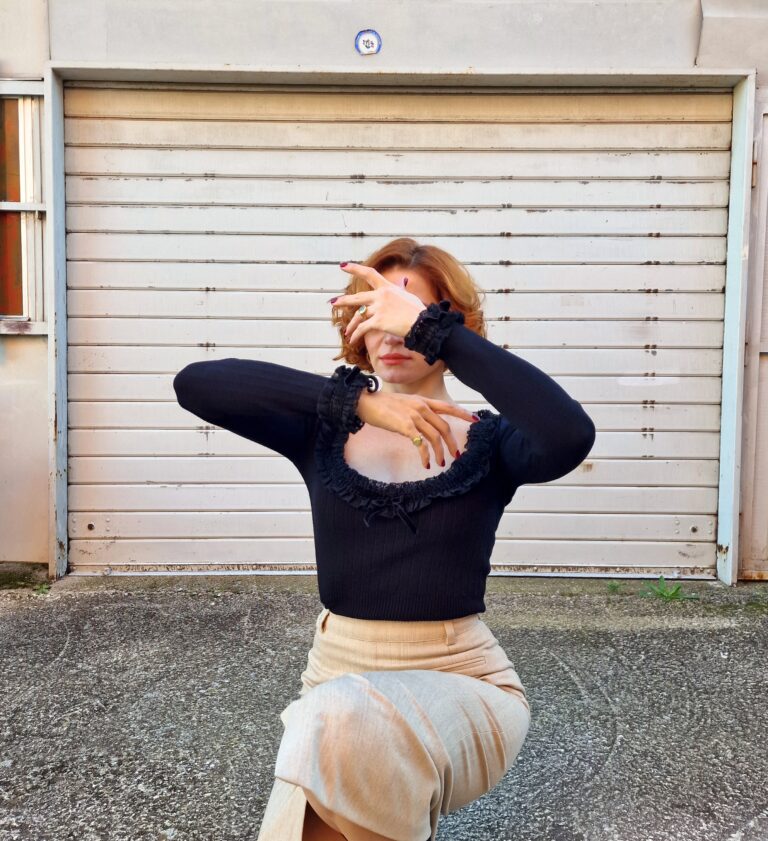 Maglia vintage con pizzo by Anna Molinari - immagine 4